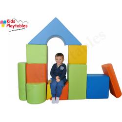Soft Play Foam Blokken set 11 stuks multicolor | speelblokken | baby speelgoed | foamblokken | bouwblokken | Soft play speelgoed | schuimblokken